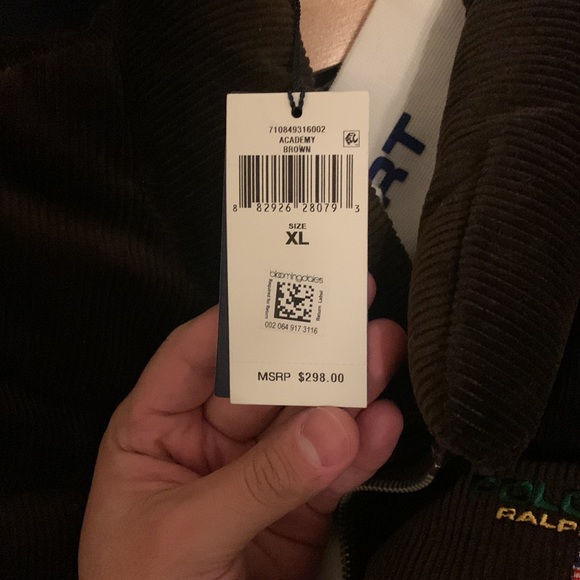 Polo sport Ralph Lauren corduroy down jacket - Picture 4 of 4